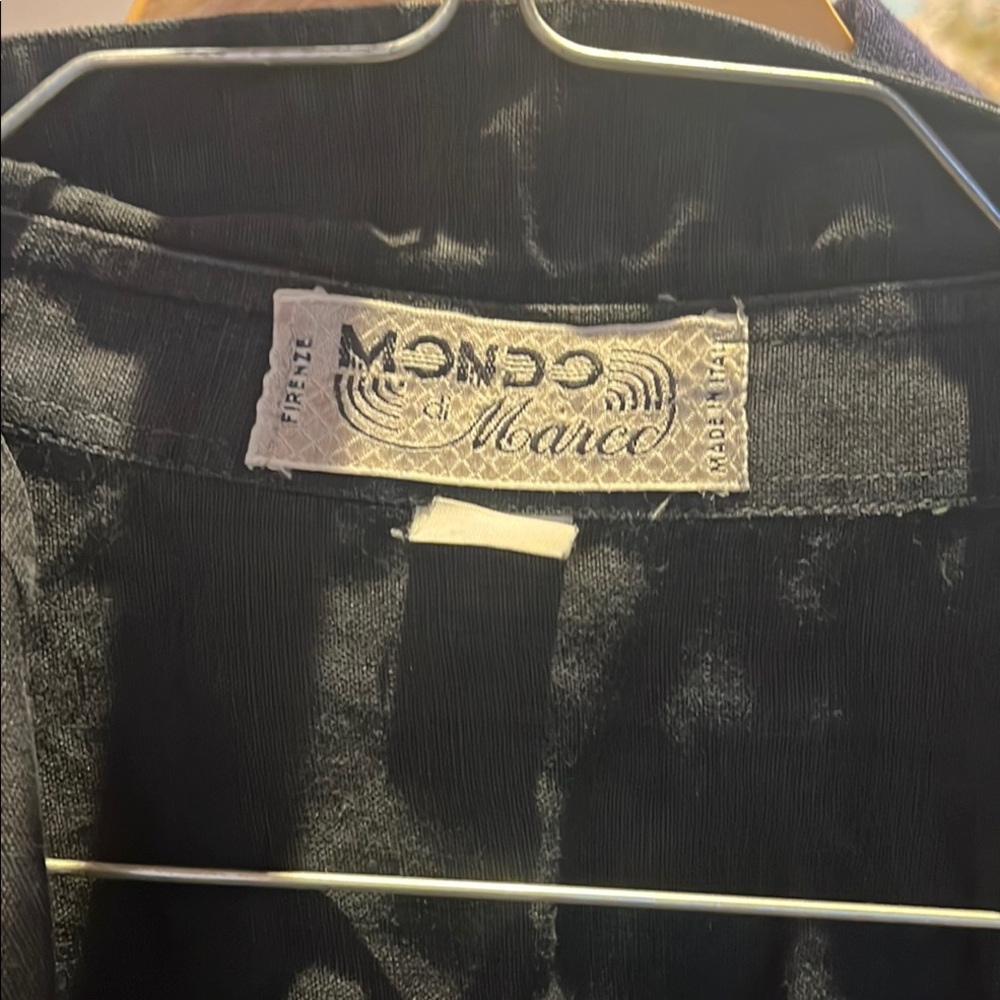 Men's Black Button-Up Jacket - Picture 2 of 4
